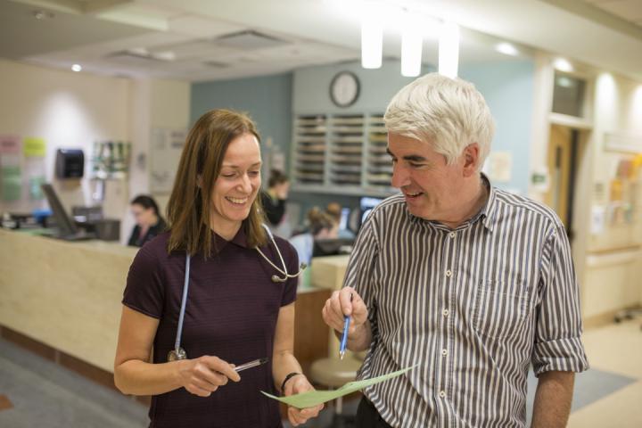 Dr. Clive Kearon (right) and Dr. Kerstin de Wit of McMaster University and Hamilton Heath Sciences