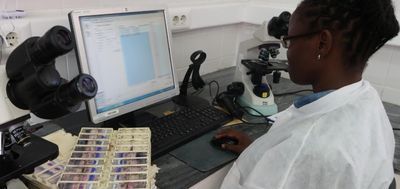 Laboratory at CISM, Mozambique
