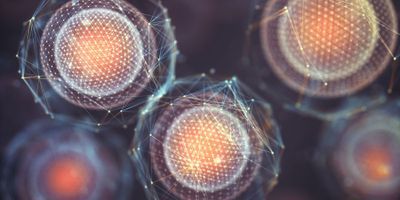 Illustration of breast cancer cell