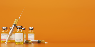 Vials of vaccine