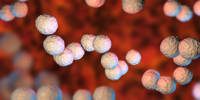 Illustration of a protein invader triggering cytokine storm