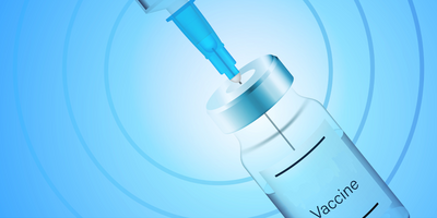 Vial of HIV vaccine