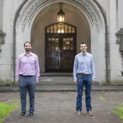 Photo of Kimryn Rathmell, Bradley Reinfeld, Matthew Madden and Jeffrey Rathmell at Vanderbilt University