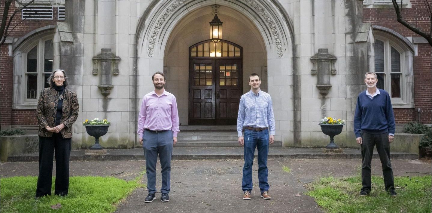 Photo of Kimryn Rathmell, Bradley Reinfeld, Matthew Madden and Jeffrey Rathmell at Vanderbilt University