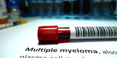 Image of blood sample resting on paper