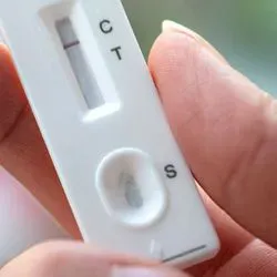 Image of a lateral flow test
