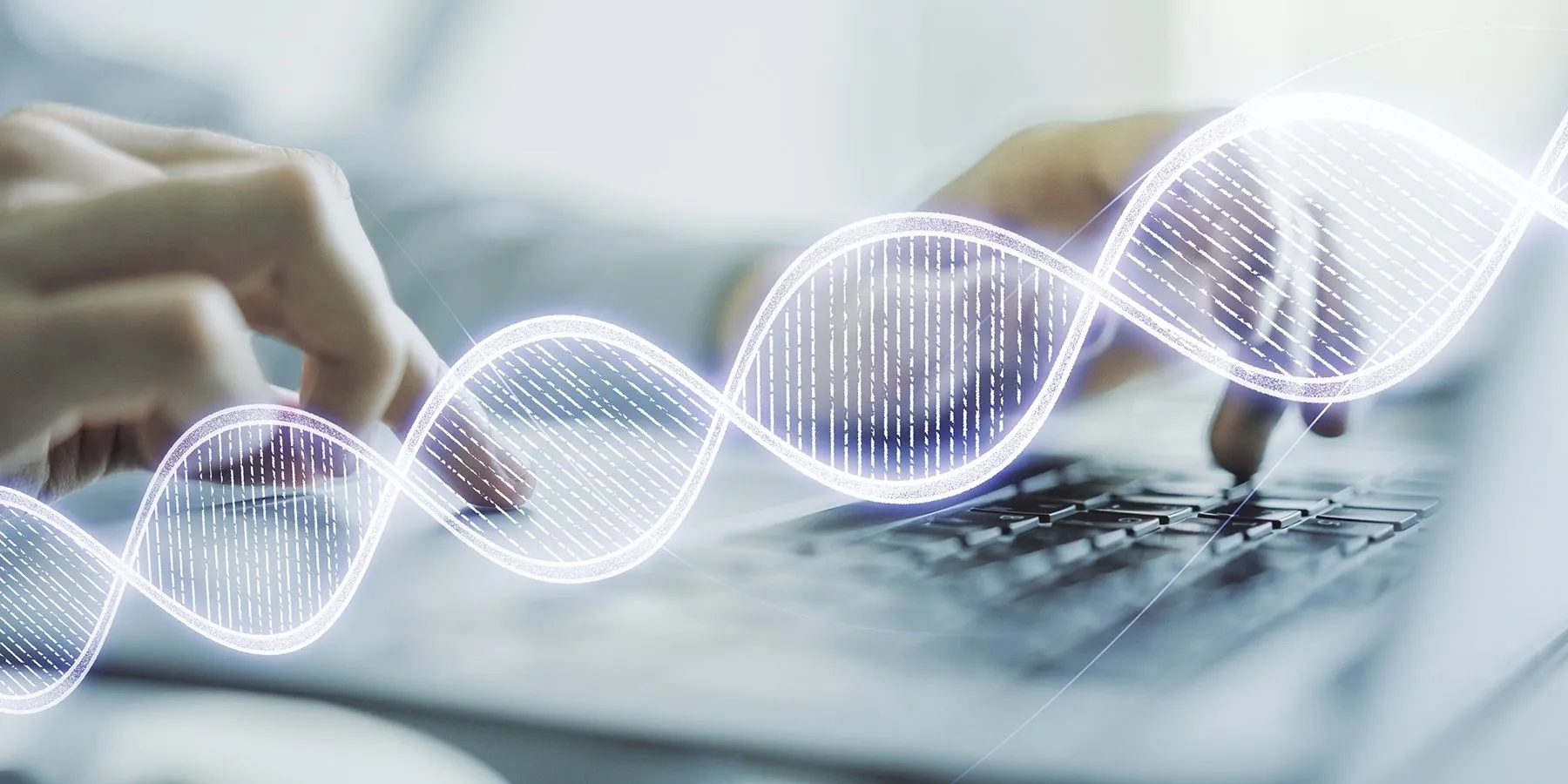 The Growth of Molecular Testing and Supporting IT Solutions Photo of a clinical lab professional using a LIMS/LIS system for molecular testing