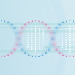 Illustration of a pill with a DNA double helix inside representing precision medicine for opioid prescribing