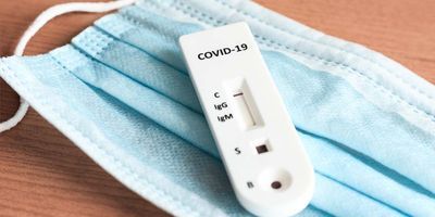 Mask and COVID-19 test