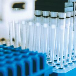 Photo of an automated next-generation sequencing sample library prep platform