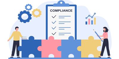 Illustration of a clinical lab accreditation checklist program.