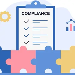 Illustration of a clinical lab accreditation checklist program.