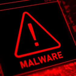 Photo of a malware attack on a clinical lab system.