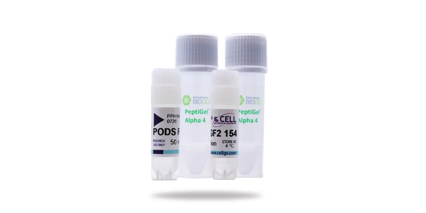 PODS on a white background