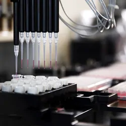 Photo of clinical lab supplies essential to coronavirus testing.