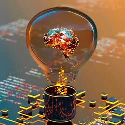 Lightbulb representing machine learning