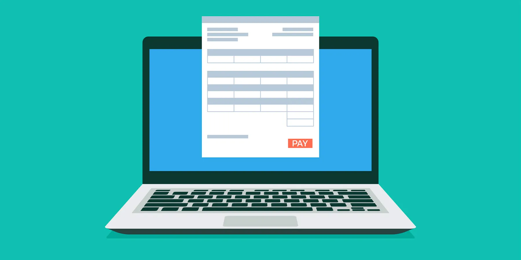 Illustration of a lab specimen collection fee bill.