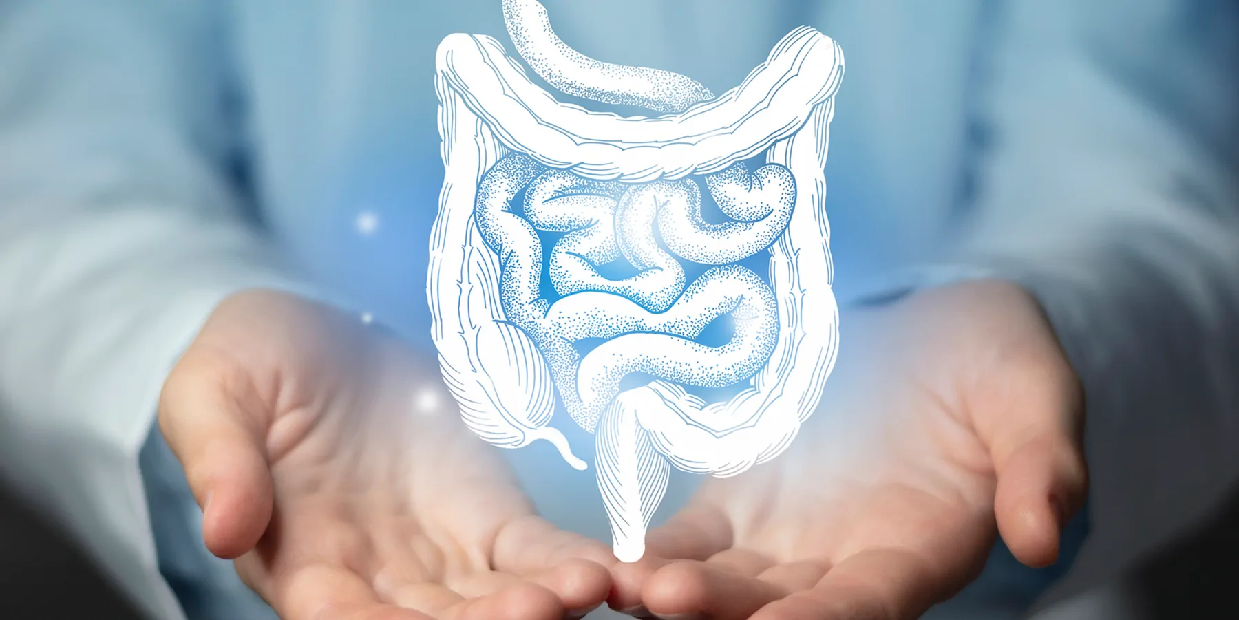 Intestine issues medical concept