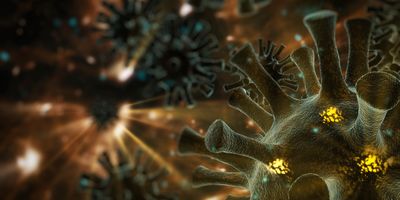 Coronavirus COVID-19 render