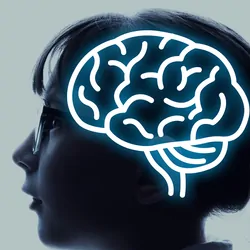 Little child and brain concept