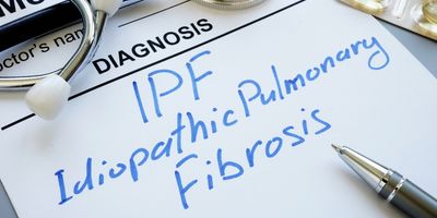 Medical form and diagnosis IPF idiopathic pulmonary fibrosis