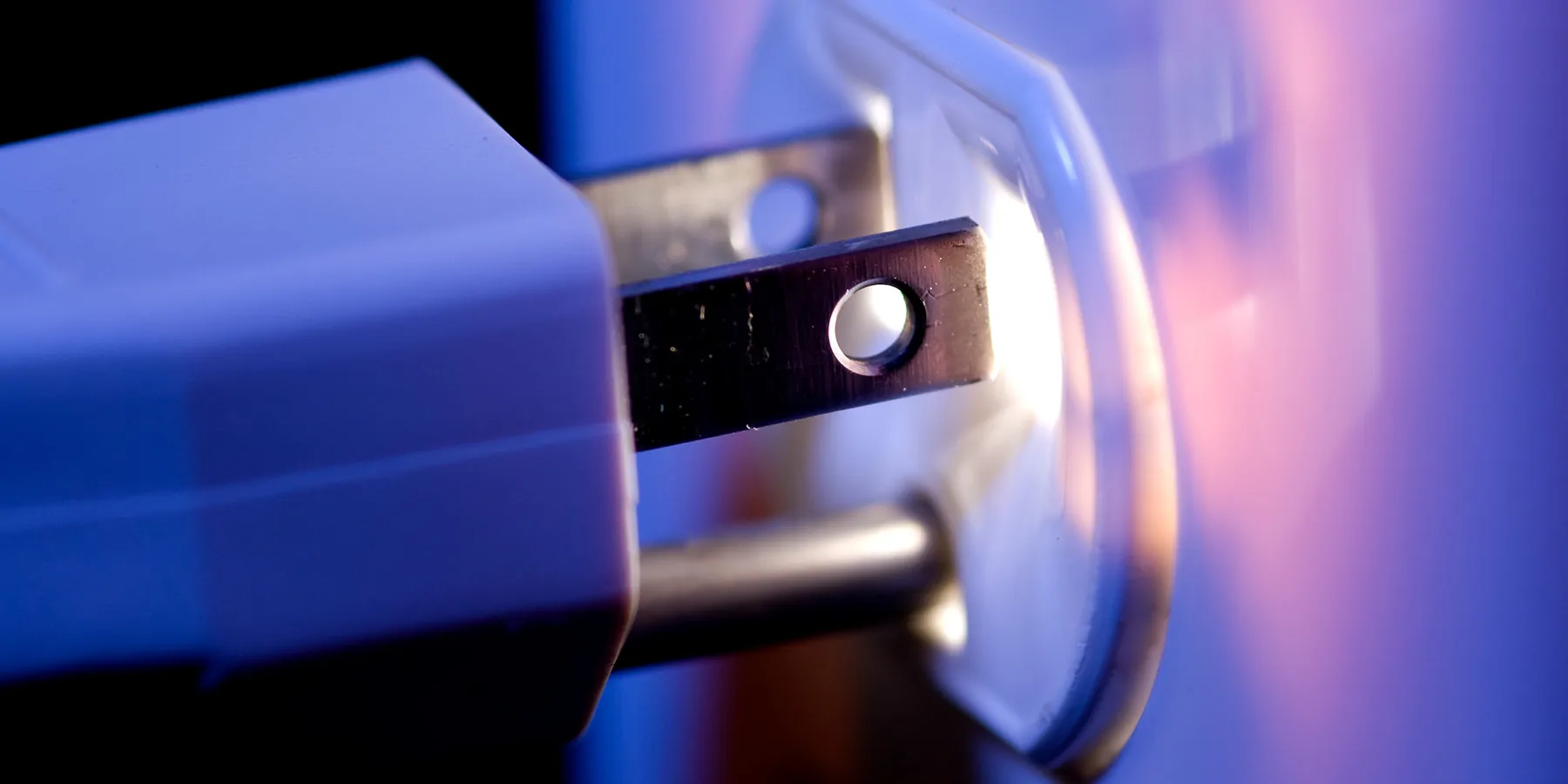 Clinical Lab Quality is Power Quality Photo of a power outlet.