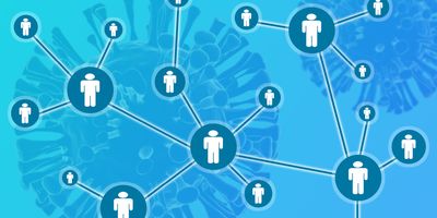 Concept of viral spread and contact tracing