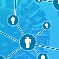 Concept of viral spread and contact tracing