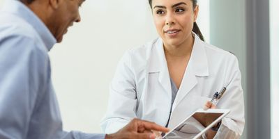 Scientist Discussing Results