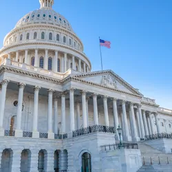 Outside view of the United States Capital building