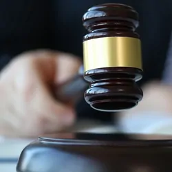 Photo of a gavel.