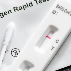 A negative SARS-CoV-2 antigen rapid test