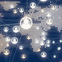 Social Global Network Backgrounds