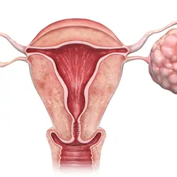 3D rendered illustration of ovarian cancer.