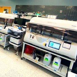 Photo of the Thermo Fisher Scientific Phadia 250 and Phadia 1000 systems at Geisinger Medical Center.