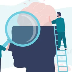  Illustration of concept of laboratory professionals team building and improving communications skills.