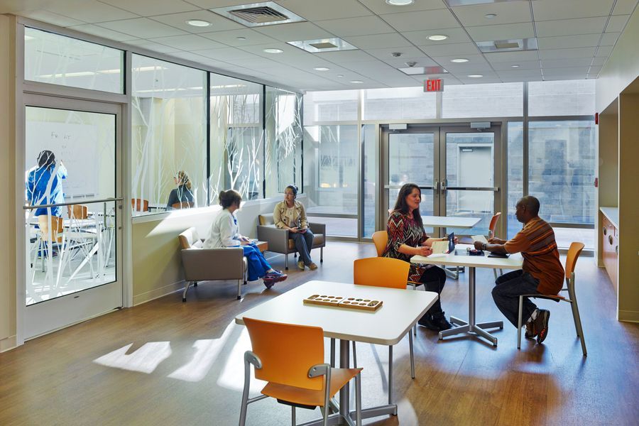 Dedicated break room, Holy Cross Germantown Hospital, Germantown, Maryland