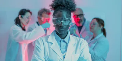 Laboratory scientists analyzing results for gender-diverse patients