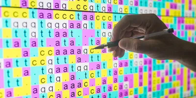 Analysis of genetic information related to pulmonary fibrosis
