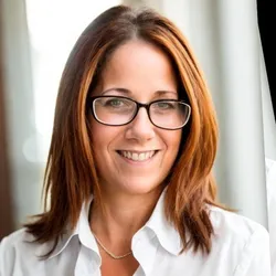 Portrait of April Schrank-Hacker, EdD, MSOD, CG(ASCP)CM