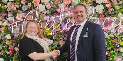 Clinicians shaking hands