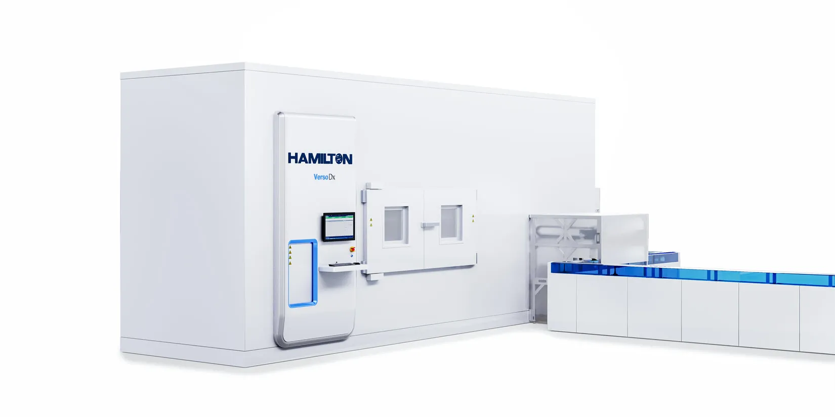 Hamilton's innovative Verso Dx is an automated postanalytical storage system that caters to different workflows thanks to its ability to load samples either manually or via lab track.