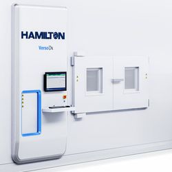 Hamilton's innovative Verso Dx is an automated postanalytical storage system that caters to different workflows thanks to its ability to load samples either manually or via lab track.