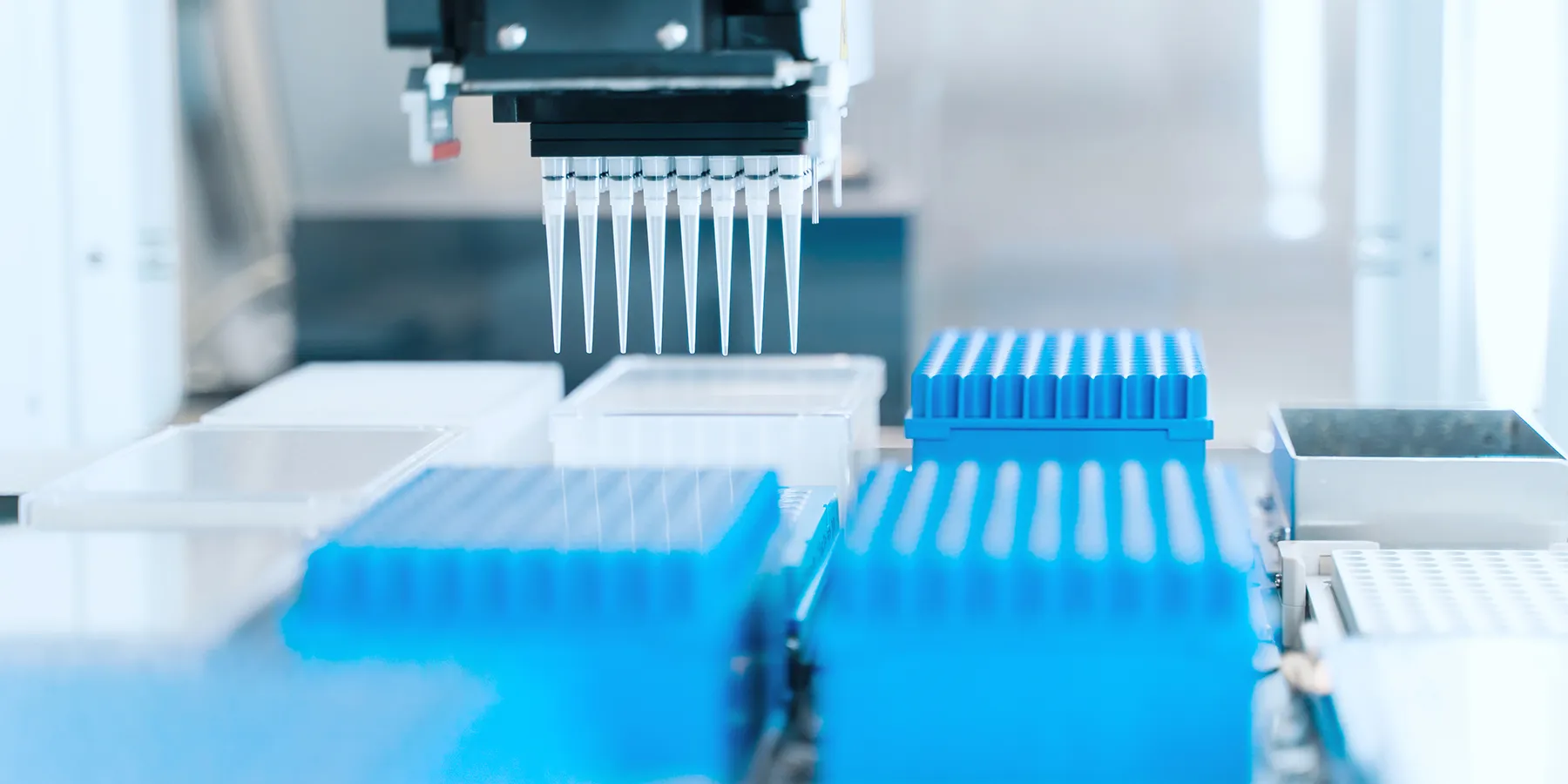 Sample prep automation, such as robotic pipetting, can help clinical labs explore proteomics.