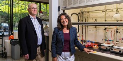 Amplified Sciences—led by CEO Diana Caldwell (right) and chief scientific officer V. Jo Davisson—has received regulatory clearance under the federal Clinical Laboratory Improvement Amendments program to test PanCystPro, which risk stratifies patients with pancreatic cystic lesions, a precursor for pancreatic cancer. The company was featured in the Indiana Economic Development Corp.’s 2024 edition of Entrepreneurship Indiana.