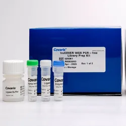 The Covaris truCOVER WGS PCR-free Library Prep Kit enhances the efficiency and quality of library preparation for whole genome sequencing of multiple sample types.