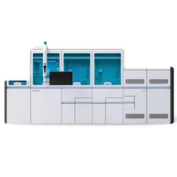Photo of the Roche cobas® 5800, 6800, and 8800 systems.