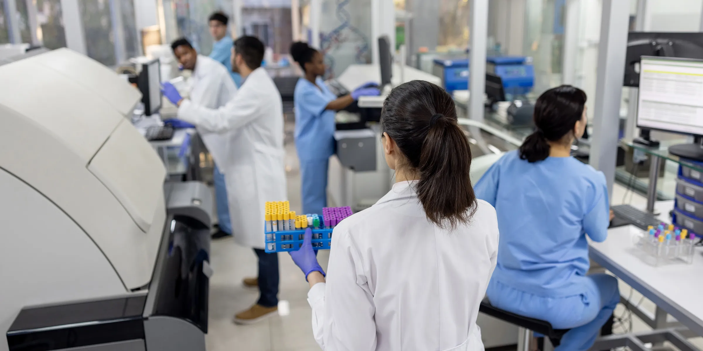 istock-1938553999 Scientists working in a clinical laboratory
