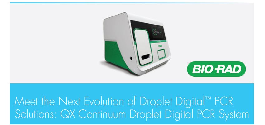QX Continuum Droplet Digital PCR System
