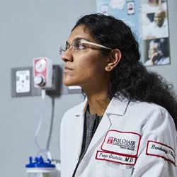 Pooja Ghatalia, MD, an Associate Professor in the Department of Hematology/Oncology at Fox Chase Cancer Center.